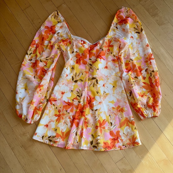 Hello Molly Flowy Lava Dress, XS/2    GD1231 - Picture 7 of 7